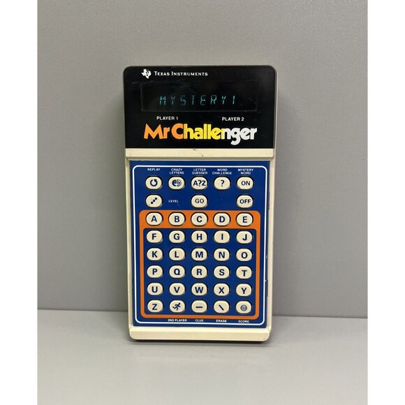 Mr Challenger Texas Instruments Handheld Electronic Game Vintage 1978 *Read* - Picture 1 of 15